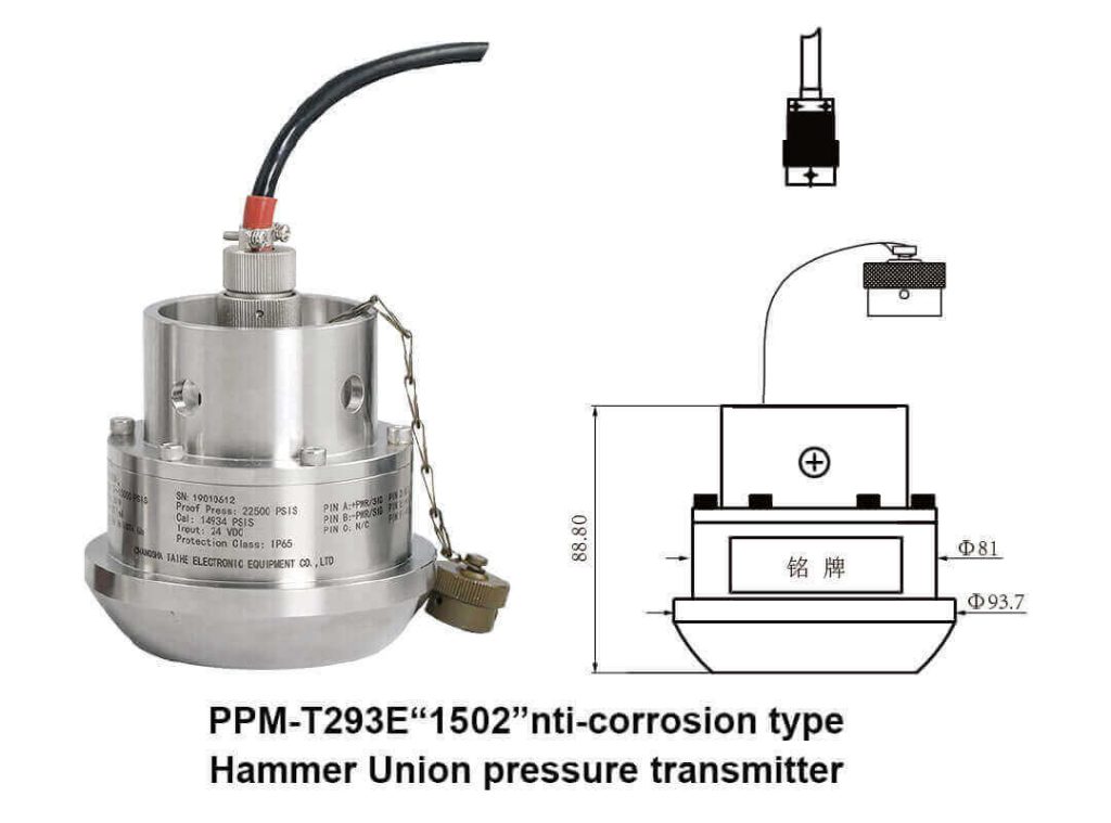 hammer union pressure sensor