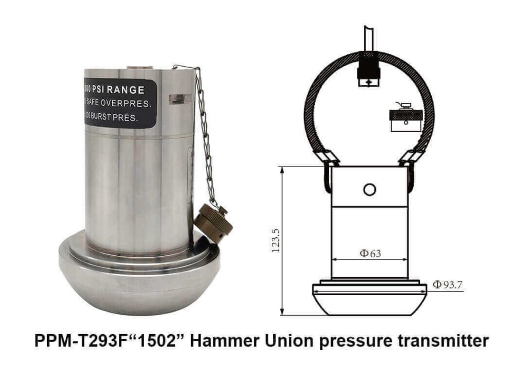 hammer union pressure sensor